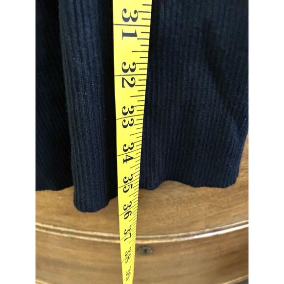 Abercrombie & Fitch Cutout Sweater Dress – Black, Size MT (Fits S) - Picture 9 of 10